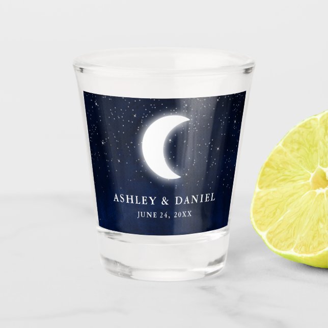 Verre A Shot Mariage des étoiles de lune céleste (Devant)