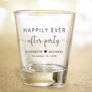 Verre A Shot Mariage Fête Pour Toujours