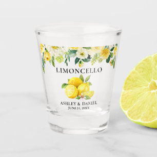 Verre A Shot Mariage Limoncello aux citrons floraux