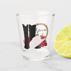 Verre A Shot Mariage occidental Bottes Casquette Rose Salle