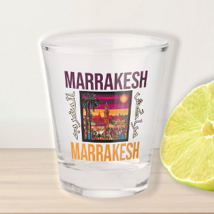 Verre A Shot Marrakech Maroc souk Tourisme Voyage Souvenir