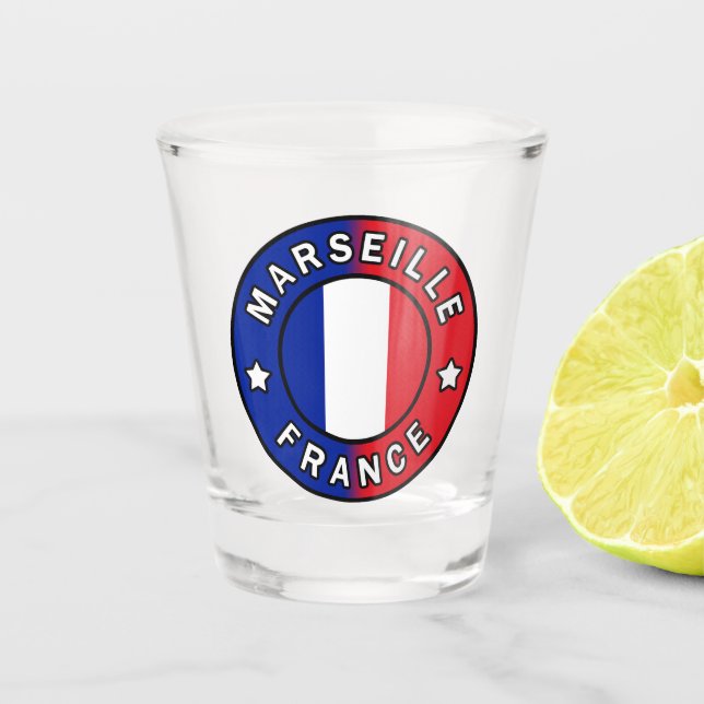 Verre A Shot Marseille France (Devant)