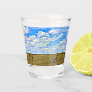 Verre A Shot Masai Mara Zebra