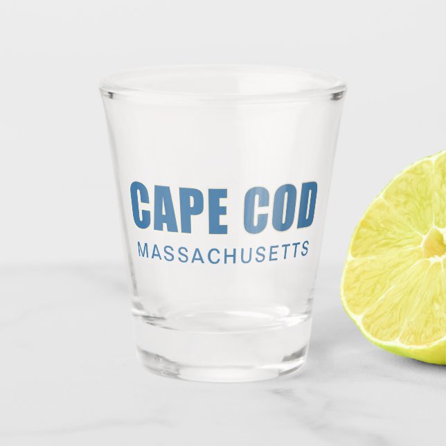 Verre A Shot Massachusetts de Cape Cod (Devant)