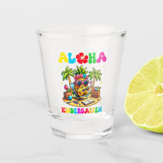 Verre A Shot Maternelle Aloha Ananas Hawaï Rentrée Scolaire
