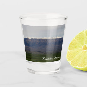 Verre A Shot Mauna couvert par neige Kea
