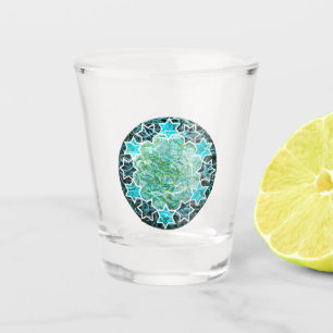 Verre A Shot Médaillon d'étoile juive photographié