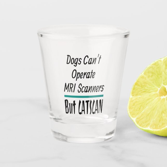 Verre A Shot Médicale plaisanterie Chiens et Chats Papa plaisan (Devant)