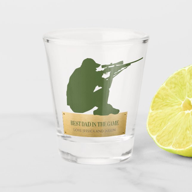 Verre A Shot Meilleur dans le jeu cadeau personnalisé (Devant)