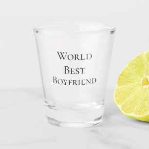 Verre A Shot Meilleur mari petit ami homme journée de la Saint-