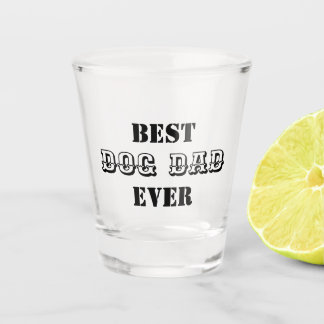 Verre A Shot Meilleur Papa Chien Drôle de Compagnon