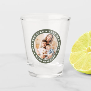 Verre A Shot Meilleur papa jamais moderne Star Photo personnali