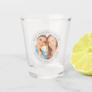 Verre A Shot Meilleurs Amis Pour Toujours BFF Simple Photo Mode