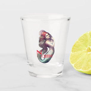 Verre A Shot Mermaid Beauté de Redhead Thunder_Cove
