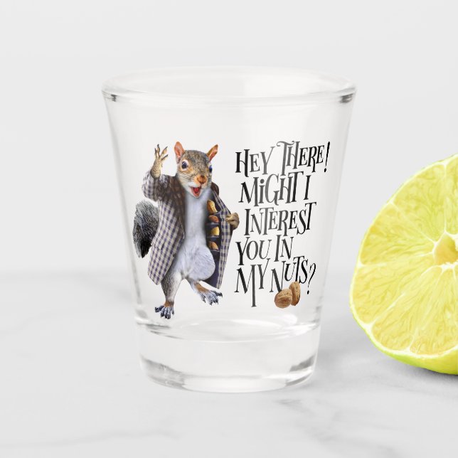 Verre A Shot Mes noix d'écureuil (Devant)