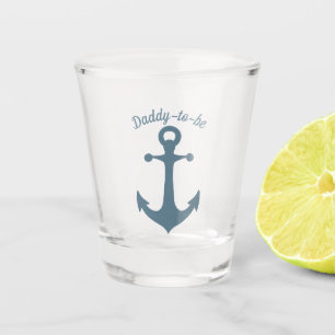 Verre A Shot Message personnalisé Ancre d'expédition nautique