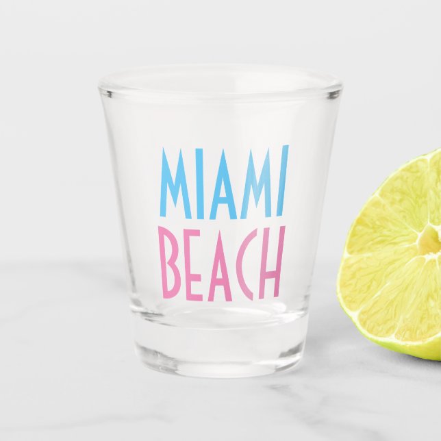 Verre A Shot Miami Beach Vitre (Devant)