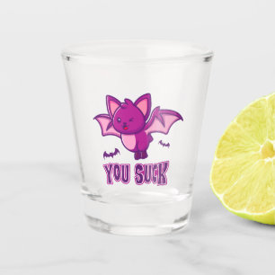 Verre A Shot Mignonne et drôle Halloween chauves-chauves-souris