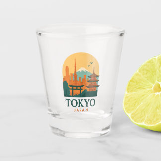 Verre A Shot Minimalist Tokyo Japan Shot Glass – Modern Travel 