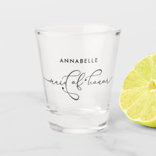Verre A Shot Minimaliste serez-vous ma servante d'honneur 