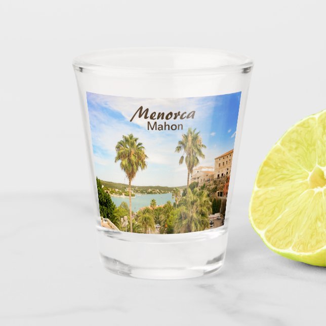 Verre A Shot Minorque Mahon Souvenir (Devant)