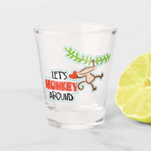 Verre A Shot Monkey autour de Valentine