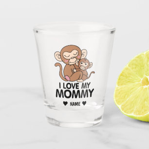 Verre A Shot MONKEYS J'aime ma maman