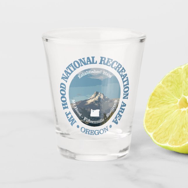 Verre A Shot Mont Hood NRA (Devant)