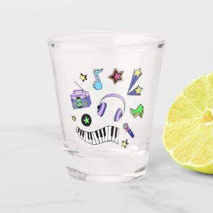 Verre A Shot Montez la musique