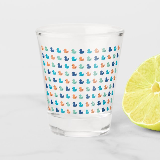 Verre A Shot Motif de la marée des canards (Devant)