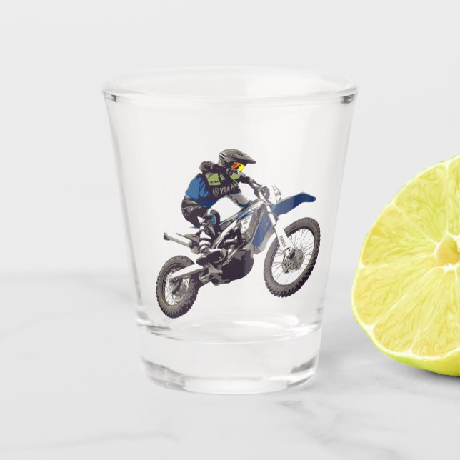 Verre A Shot Motocross (Devant)