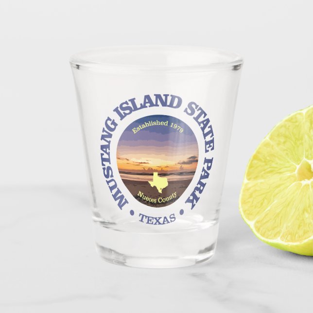 Verre A Shot Mustang Island SP (Devant)
