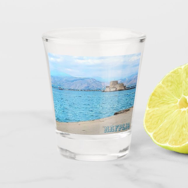 Verre A Shot Nafplio Greece Souvenir Shot Glass (Devant)