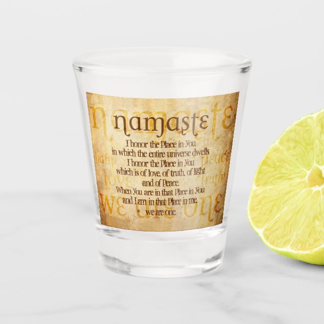 Verre A Shot Namaste (Devant)