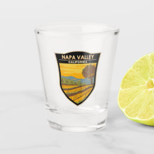 Verre A Shot Napa Valley California Travel Art Vintage