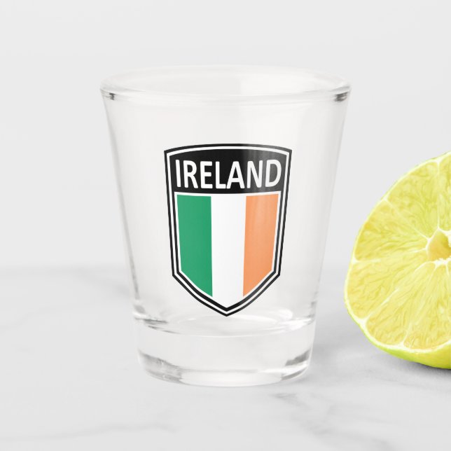 Verre A Shot National - Irlande (Devant)