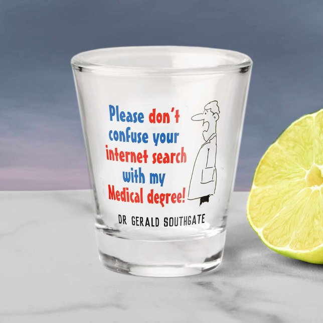Verre A Shot Ne confondez pas la recherche sur Internet avec le (Créateur téléchargé)