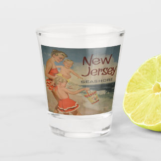 Verre A Shot new jersey shore vacances touristiques vintages