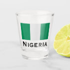 Nigeria avec le drapeau nigérian (Afrique de l'Oue