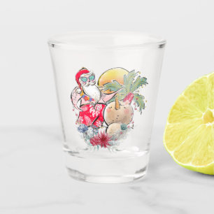Verre A Shot Noël du Sud   Hot Holly Jolly Santa Claus
