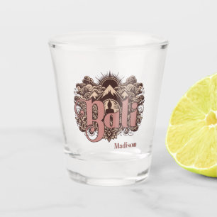 Verre A Shot Nom personnalisé Bali