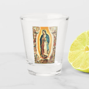 Verre A Shot Notre-Dame de Guadalupe Radiant Art