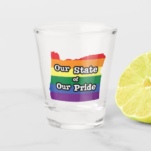 Verre A Shot Notre État de notre fierté  Oregon