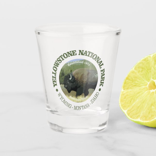 Verre A Shot NP de Yellowstone (buf) (Devant)