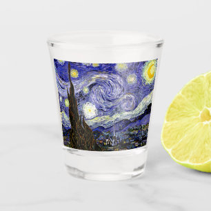 Verre A Shot Nuit étoilée de Van Gogh, 1889