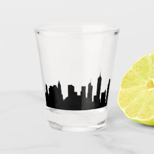 Verre A Shot NYC New York City célèbres villes skyline