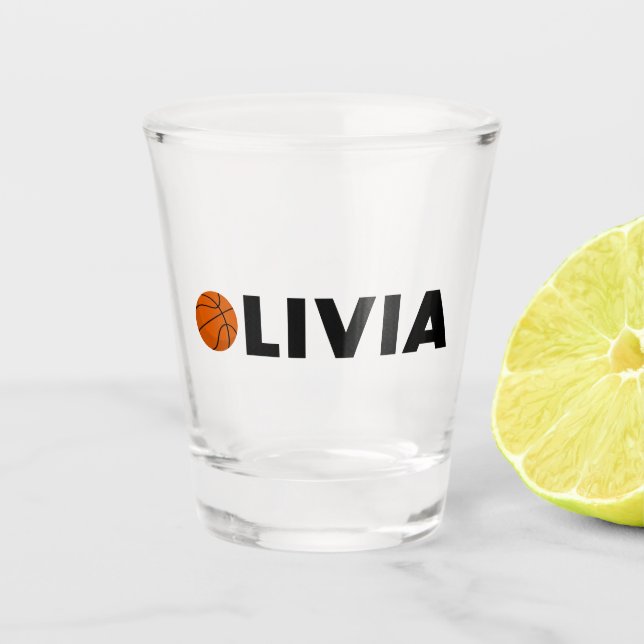 Verre A Shot Olivia Basketball (Devant)