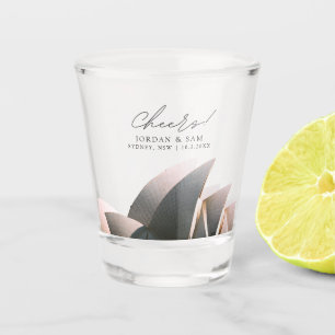 Verre A Shot Opéra de Sydney Mariage Faveur Cheers Coup De Verr