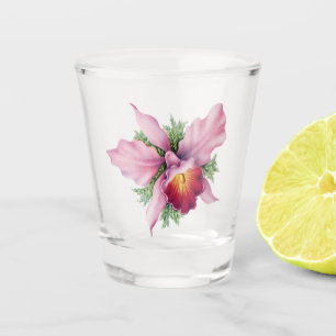Verre A Shot Orchidée rose