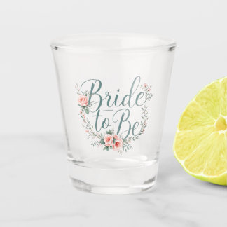 Verre A Shot Oreiller Fleurs Roses Rose Pâle de la Mariée à Ven